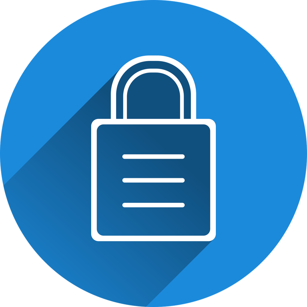 Free castle security locked vector